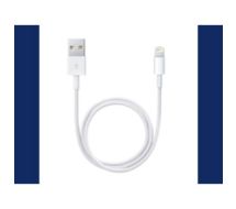 Apple Lightning / USB USB cable 0.5 m 2.0 USB A White