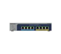 Netgear MS108EUP-100EUS 8-port PoE++ Multi-Gigabit (2.5G) Switch Unmanaged L2/L3 Power over Ethernet (PoE)