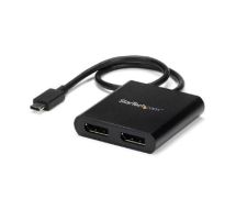 StarTech 2-Port USB-C to DisplayPort MST Hub - 4K 30Hz