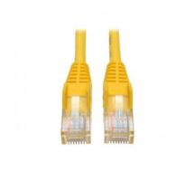 Tripp Lite Cat5e 350MHz Snagless Molded Patch Cable (RJ45 M/M) - Yellow, 3-ft.