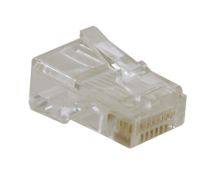 Tripp Lite RJ45 Plugs Solid / Stranded Conductor 4-pair Cat5e Cable, 10-Pack