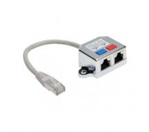 Tripp Lite 2-to-1 RJ45 Splitter Adapter Cable, 10/100 Ethernet Cat5/Cat5e (M/2xF), 15.24 cm