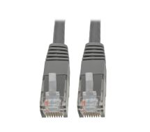 Tripp Lite Premium Cat5/5e/6 Gigabit Molded Patch Cable, 24 AWG, 550 MHz/1 Gbps (RJ45 M/M), Grey, 3.05 m