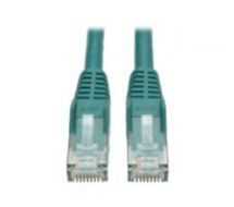 Tripp Lite Cat6 Gigabit Snagless Molded Patch Cable (RJ45 M/M) - Green, 0.31 m