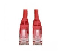 Tripp Lite Cat6 Gigabit Snagless Molded Patch Cable (RJ45 M/M) - Red, 0.31 m