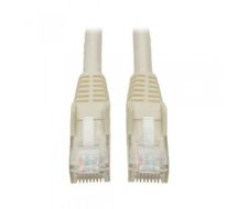 Tripp Lite Cat6 Gigabit Snagless Molded Patch Cable (RJ45 M/M) - White, 1-ft.