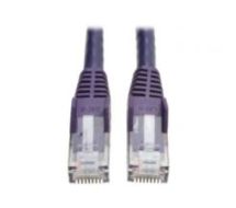 Tripp Lite Cat6 Gigabit Snagless Molded Patch Cable (RJ45 M/M) - Purple, 3-ft.