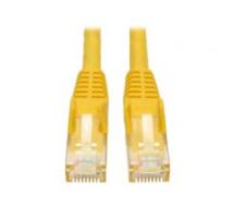 Tripp Lite Cat6 Gigabit Snagless Molded Patch Cable (RJ45 M/M) - Yellow, 4-ft.