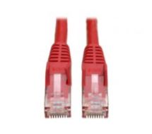 Tripp Lite Cat6 Gigabit Snagless Molded Patch Cable (RJ45 M/M) - Red, 6-ft.