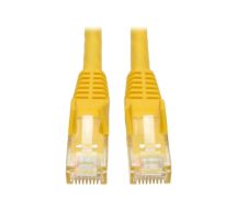 Tripp Lite Cat6 Gigabit Snagless Molded Patch Cable (RJ45 M/M) - Yellow, 7-ft.