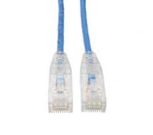 Tripp Lite Cat6 UTP Patch Cable (RJ45) - M/M, Gigabit, Snagless, Molded, Slim, Blue, 4.57 m