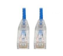 Tripp Lite Cat6 Gigabit Snagless Molded Slim UTP Patch Cable (RJ45 M/M), Blue, 15.24 cm