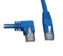 Tripp Lite Cat6 Gigabit Molded Patch Cable (RJ45 Left Angle M to RJ45 M) - Blue, 3.05 m