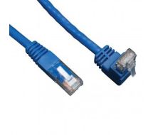 Tripp Lite Cat6 Gigabit Molded Patch Cable (RJ45 Right Angle Up M to RJ45 M) - Blue, 3.05 m