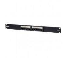 Tripp Lite 12-Port 1U Rack-Mount Cat6 / Cat5 110 Patch Panel 568B, RJ45 Ethernet