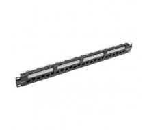 Tripp Lite 24-Port 1U Rack-Mount Cat6a/Cat6/Cat5e 110 Patch Panel with Cable Management Bar, 110 Punchdown, RJ45