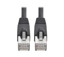 Tripp Lite Cat6a 10G-Certified Snagless Shielded STP Network Patch Cable (RJ45 M/M), PoE, Black, 0.91 m