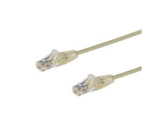 StarTech 3 m CAT6 Cable - Slim - Snagless RJ45 Connectors - Grey