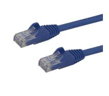 StarTech 1.5 m CAT6 Patch Cable - 100% Copper Wire - Snagless Connector - Blue