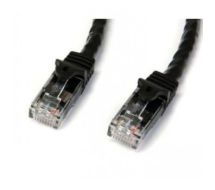 StarTech 5m Black Gigabit Snagless RJ45 UTP Cat6 Patch Cable - 5 m Patch Cord