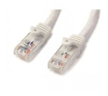 StarTech 5m White Gigabit Snagless RJ45 UTP Cat6 Patch Cable - 5 m Patch Cord