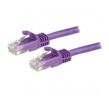 StarTech 7.5 m CAT6 Patch Cable - 100% Copper Wire - Snagless Connector - Purple