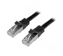 StarTech N6SPAT1MBK networking cable 1 m Cat6 SF/UTP (S-FTP) Black