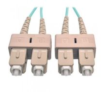 Tripp Lite 10Gb Duplex Multimode 50/125 OM3 LSZH Fiber Patch Cable (SC/SC) - Aqua, 1M