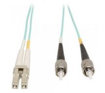 Tripp Lite 10Gb Duplex Multimode 50/125 OM3 LSZH Fiber Patch Cable (LC/ST) - Aqua, 5M