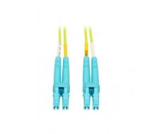 Tripp Lite LC to LC Multimode Duplex Fiber Optics Patch Cable, 1 Meter - 100Gb, 50/125, OM5, LC/LC, Lime Green