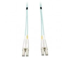 Tripp Lite 10Gb Duplex Multimode 50/125 OM3 LSZH Fiber Patch Cable (LC/LC) - Aqua, 1M