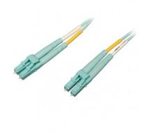 Tripp Lite 10Gb/100Gb Duplex Multimode 50/125 OM4 LSZH Fiber Patch Cable (LC/LC) - Aqua, 2M