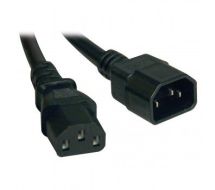 Tripp Lite Standard Computer Power Extension Cord Lead Cable, 10A, 18AWG (IEC-320-C14 to IEC-320-C13), 0.91 m (3-ft.)