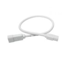 Tripp Lite Heavy-Duty Power Extension Cord, 15A, 14 AWG (IEC-320-C14 to IEC-320-C13), White, 0.61 m