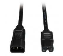 Tripp Lite Heavy-Duty Computer Power Cord Lead Cable, 15A, 14AWG (IEC-320-C14 to IEC-320-C15), 0.91 m