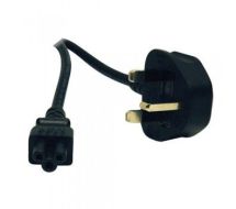 Tripp Lite Standard UK Computer Power Cord (C5 to BS-1363 UK Plug), 6-ft.