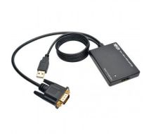 Tripp Lite VGA to HDMI Converter / Adapter with USB Audio and Power, 1080p