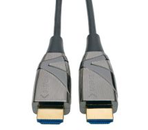 Tripp Lite High-Speed HDMI 2.0 Fiber Active Optical Cable (AOC) - 4K x 2K HDR 60 Hz, 4:4:4, M/M, Black, 15 m