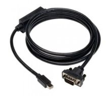 Tripp Lite Mini DisplayPort 1.2 to VGA Active Adapter Cable, Mini DP to HD15 (M/M), 1920 x 1200 / 1080p, 3.05 m (10-ft.)