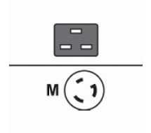 Brocade - Power cable - NEMA L6-20 (M) to IEC 60320 C19 - AC 250 V