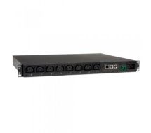 Tripp Lite 3.2-3.8kW Single-Phase Switched PDU, 200-240V Outlets (8 C13), C20 / L6-20P input, 2.59 m Cord, 1U Rack-Mount