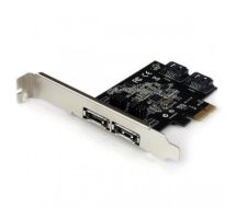 StarTech 2 Port PCI Express SATA 6 Gbps eSATA Controller Card - Dual Port PCIe SATA III Card - 2 Int/2 Ext