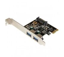 StarTech 2 Port PCI Express PCIe SuperSpeed USB 3.0 Controller Card w/ SATA Power