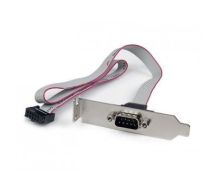 StarTech 1 Port 16in DB9 Serial Port Bracket to 10 Pin Header - Low Profile