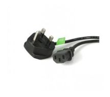 StarTech 3m UK Computer Power Cord - 3 Pin Mains Lead - C13 to BS-1363