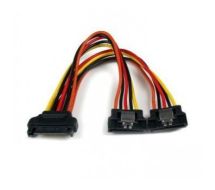 StarTech 6in Latching SATA Power Y Splitter Cable Adapter - M/F