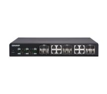 QNAP QSW-1208-8C network switch Unmanaged None Black