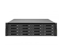 QNAP REXP-1610U-RP disk array Rack (3U) Black