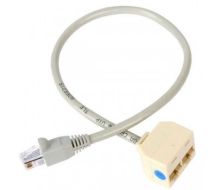 StarTech 2-to-1 RJ45 Splitter Cable Adapter - F/M