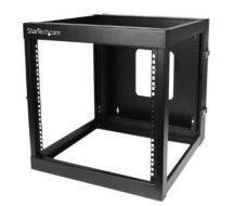 StarTech 12U 22in Depth Hinged Open Frame Wall Mount Server Rack